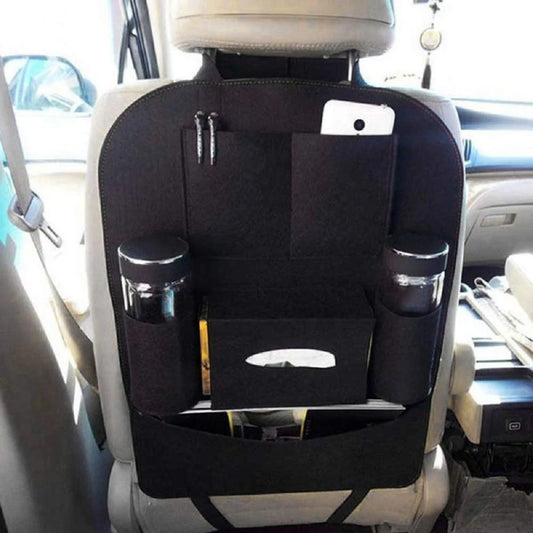 Luxury PU Leather Car Backseat Organizer and Protector